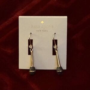 Kate Spade “Jazz Things Up” Microphone earrings